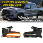 Smoked LED Side Mirror Turn Signal Light for Toyota Tacoma (2024–2025) 4Runner (2025)