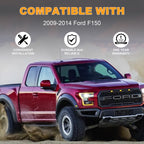 Front Bumper Grille for Ford F150 (2009–2014) Mesh with Wire Harness