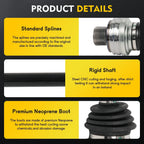 CV Axle Shaft Set for Audi A4/A5 Quattro (2013–2017)