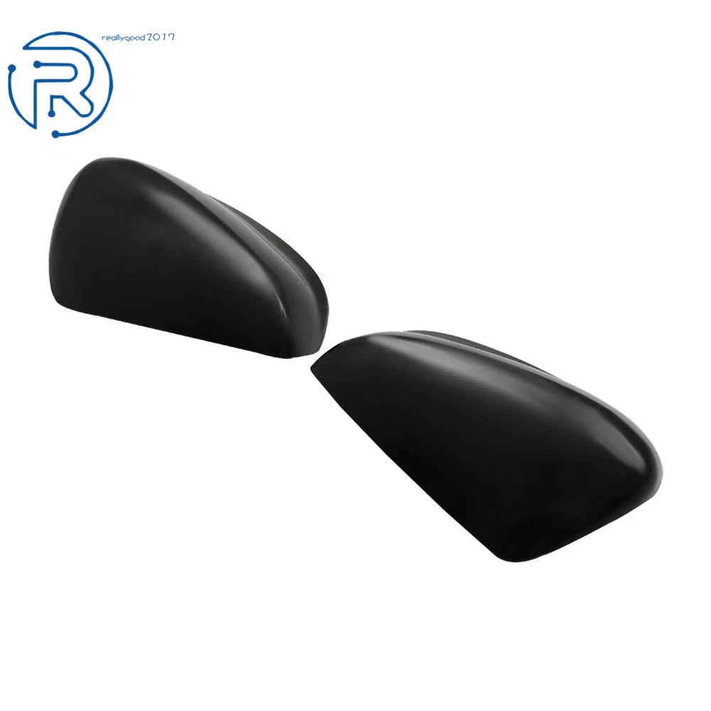 Set of 2 Plastic Gloss Black Side Mirror Covers for Honda Accord (2008–2012)