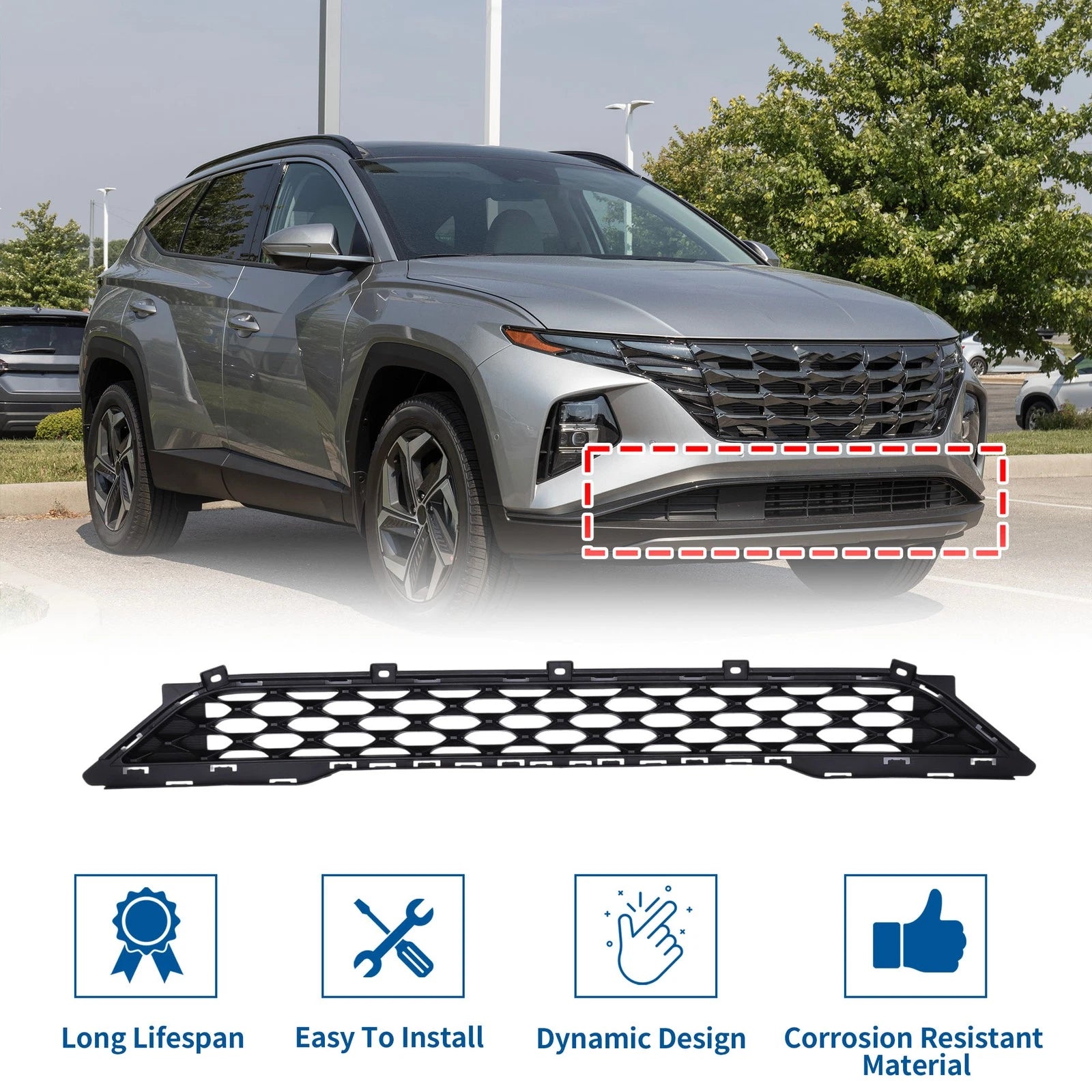 Lower Grille for Hyundai Tucson (2019–2021)