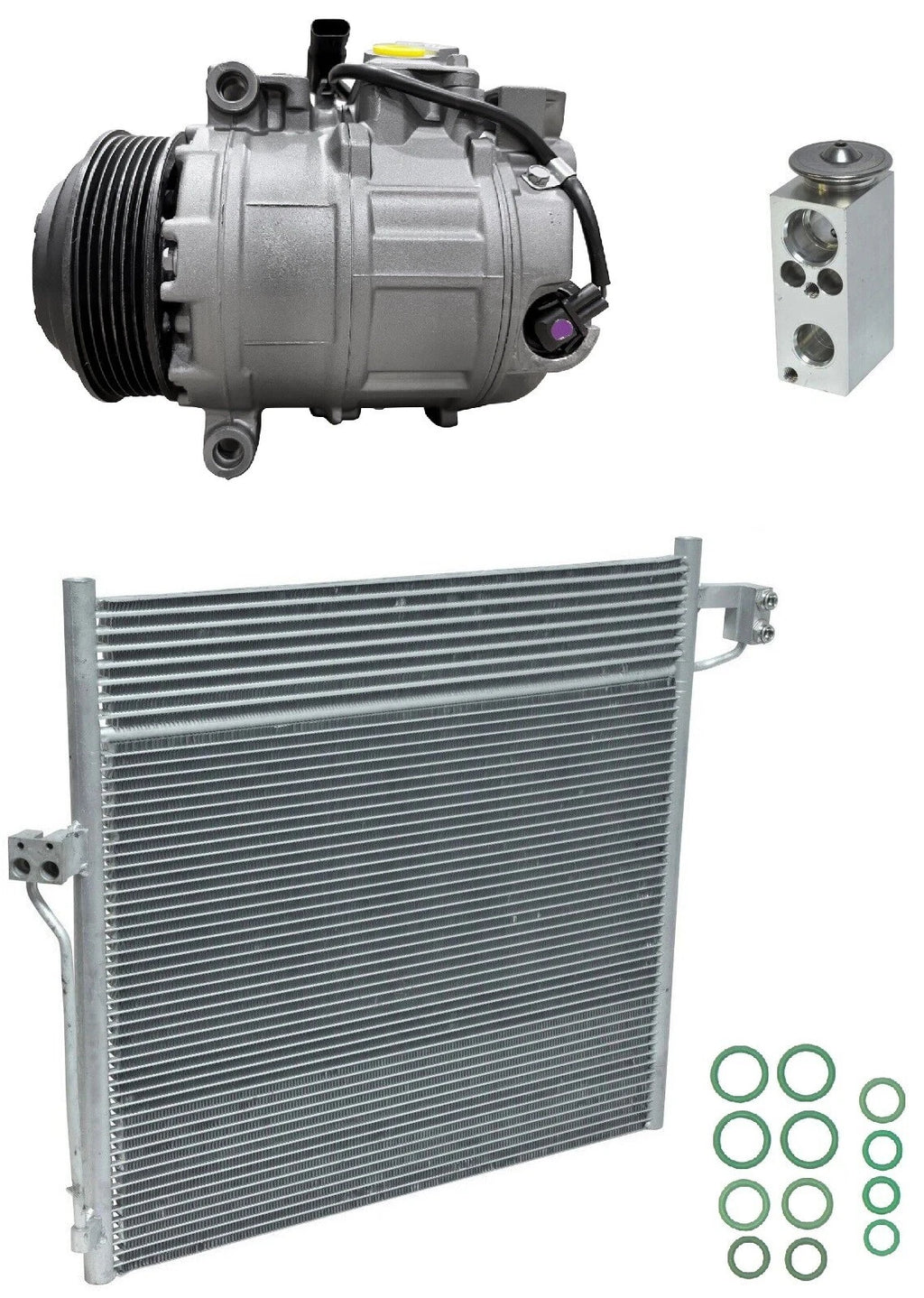 AC Compressor Kit With Condenser for Mercedes GLE450 AMG (2016–2016)