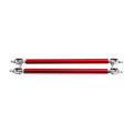 Adjustable Front Bumper Lip Splitter Strut Rod Tie Support Bar for Universal Red
