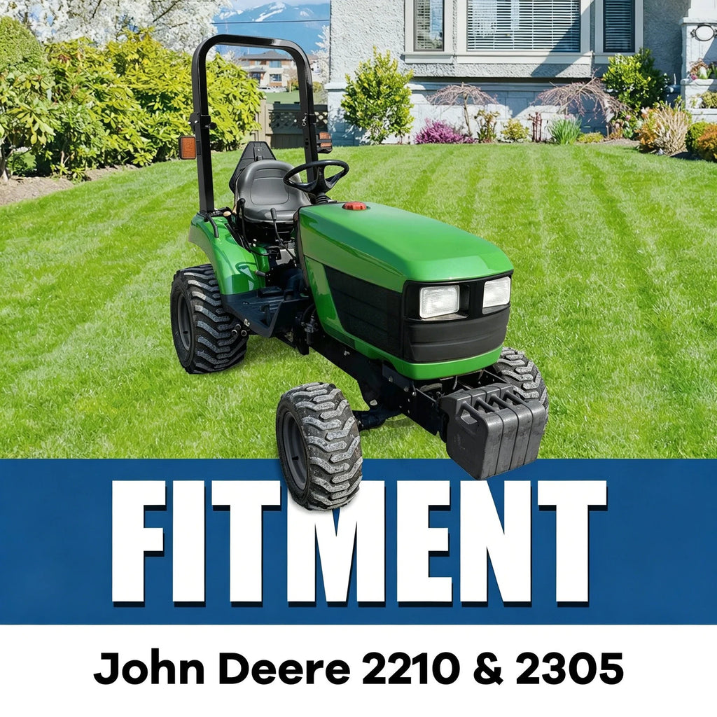 Adjustable Folding ROPS for John Deere 2210 & 2305 (2004–2007)