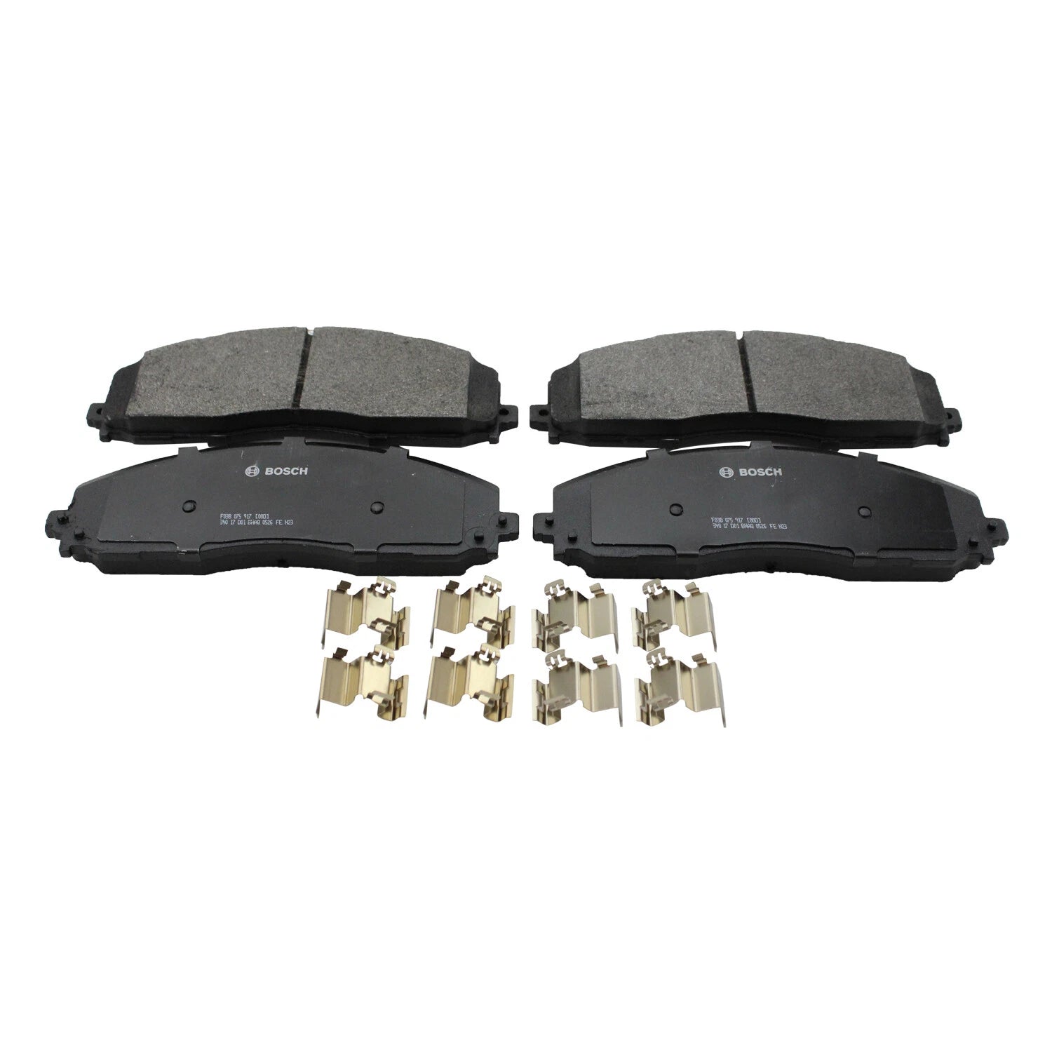 Bosch QuietCast Front Semi-Metallic Brake Pads for Ford F-250 F-350 (2008–2022)