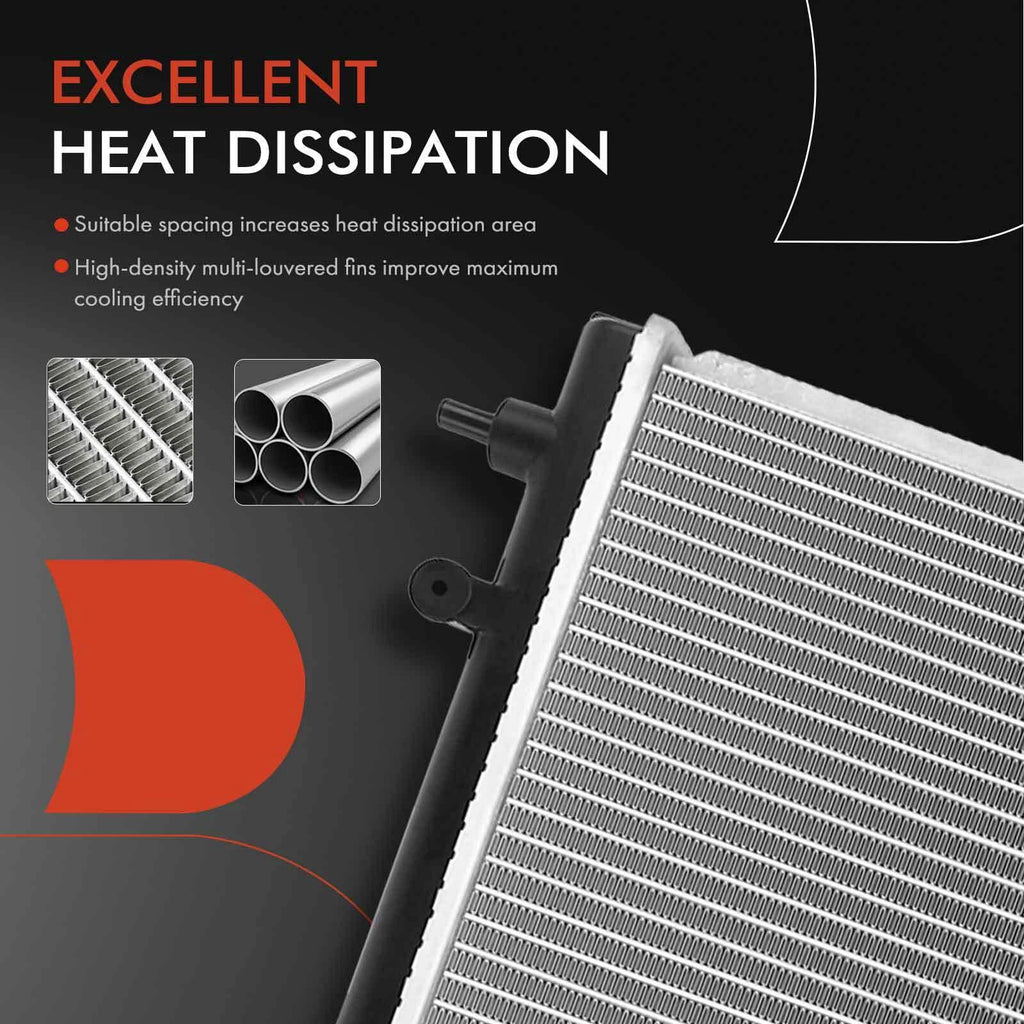 Radiator with Transmission Oil Cooler for Nissan Versa (2007–2012)