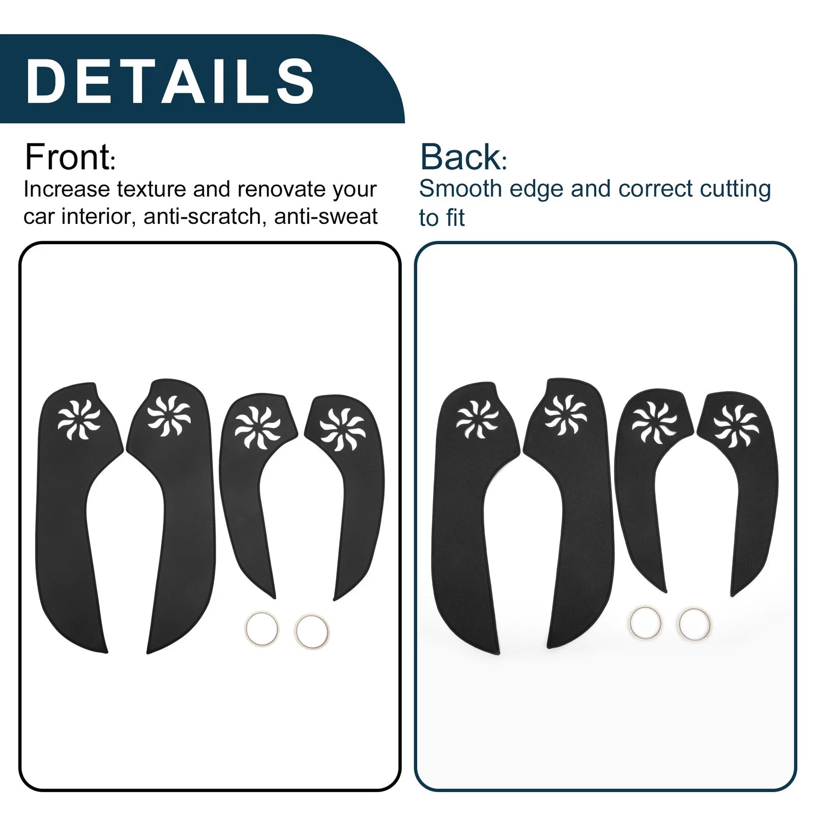 Set of 1 Car Door Anti Kick Pad Sticker Protector for Buick Regal (2009–2015)