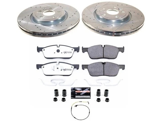 Front Brake Pad and Rotor Kit for Jaguar F-Pace (2017–2020) BG974YK