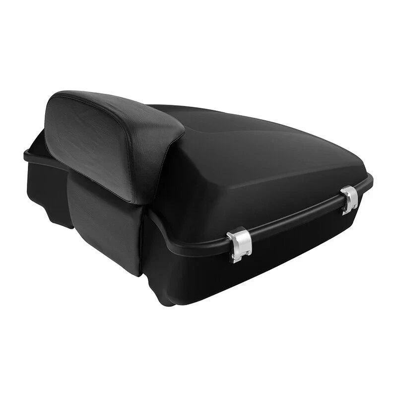 Matte Backrest Mount Rack Docking Light for Harley Touring Road Glide (14-25)