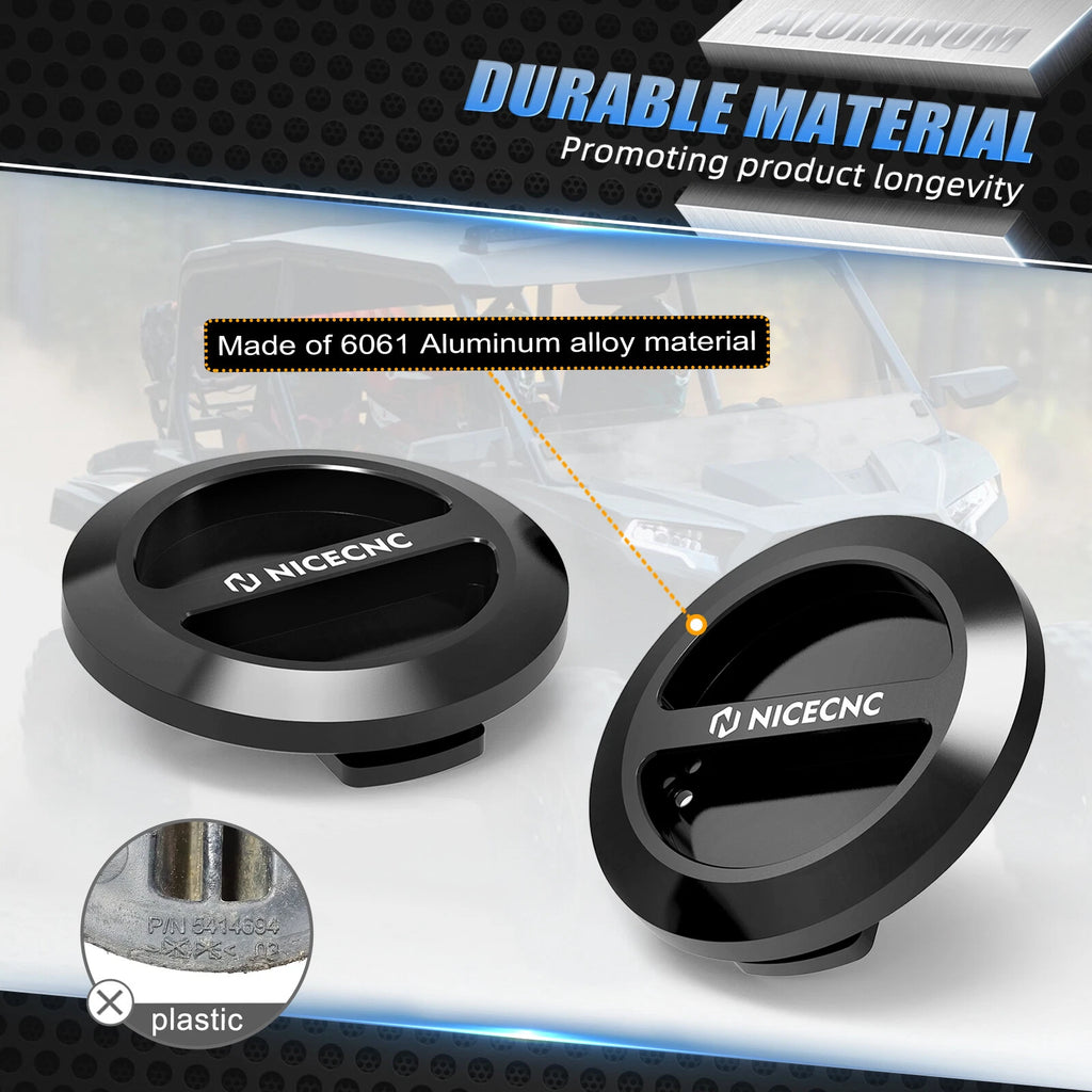 Twist Floor Drain Plugs for Polaris RZR XP 1000 (2014–2023), RZR 900 (2015–2020)