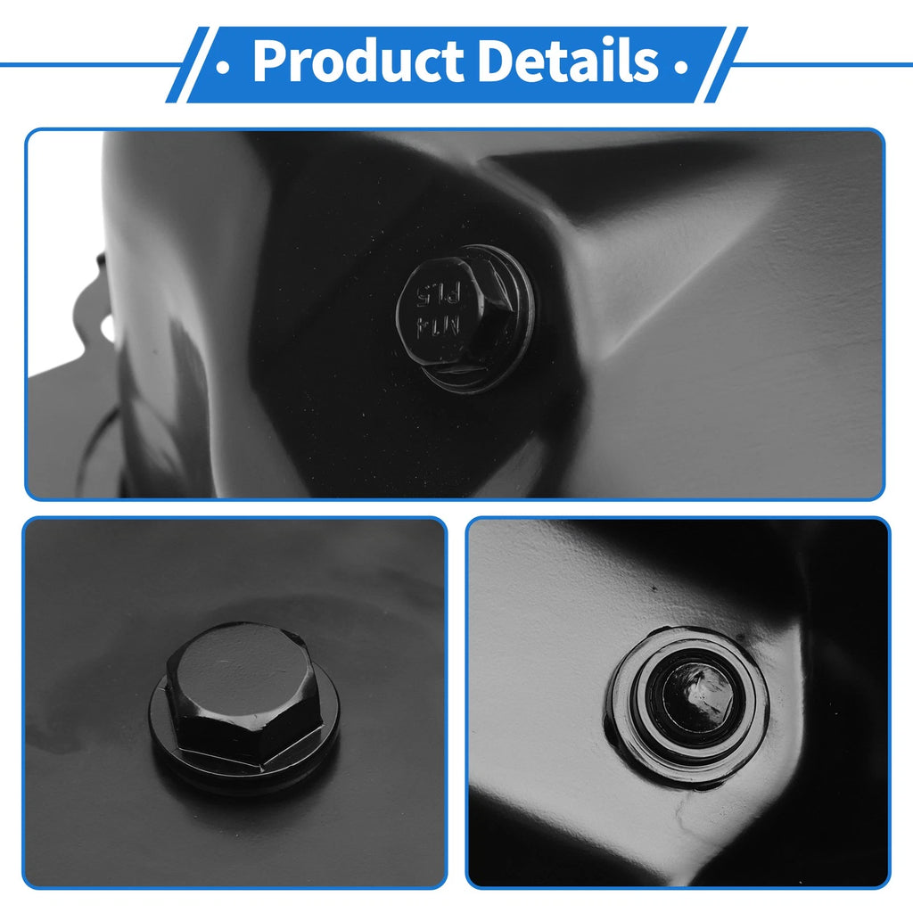 1 Pc No.2L1Z6675BA Engine Oil Pan for Ford Expedition (2002–2008) Iron Black