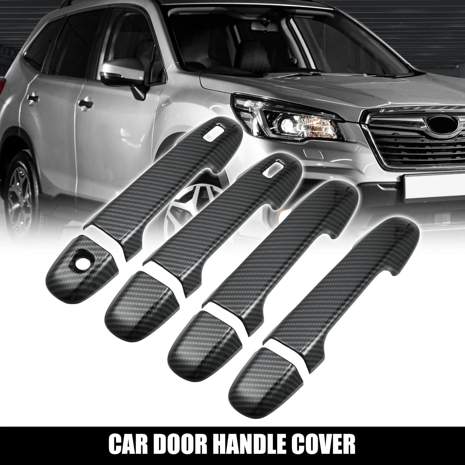Set of 4 Car Door Handle Cover Trims for Subaru Forester 