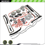 Timing Chain Kit with Oil Water Pump Cover Gasket for Ford F150 Lincoln (2004–2008)