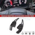 Black Forged ABS Paddle Shifter Extension for Audi A3 A4 A5 (2013–2024)