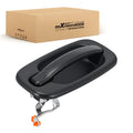 Outer Door Handle Rear Driver Side for GMC Sierra 1500 HD (2001–2007) Black