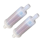 2X 1/4" Inline Fuel Filter for Mercury Marine (35-816296Q2, 18-7830)