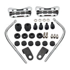 Windshield Mounting Hardware Kit for Universal Motorcycle (Black Metal)