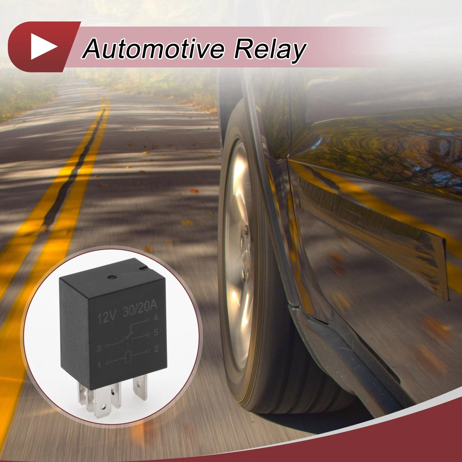 5-Pin Multi-Purpose Relay for Mercedes-Benz, Volvo (12V 20A/30A)