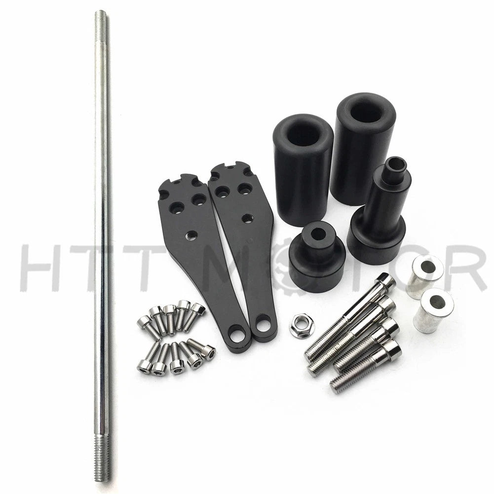 Frame Slider Mounting Bolts for Kawasaki ZX10R (2006–2007) Black