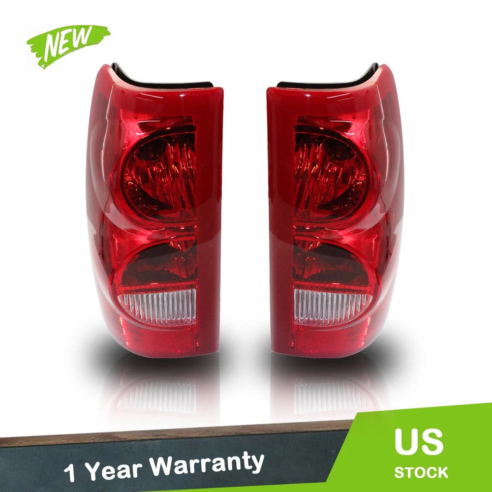 Taillights Pair for Chevy Silverado 1500 2500 3500 (2003–2006) Red