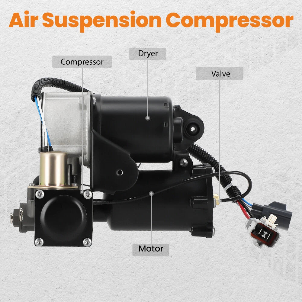 Air Suspension Compressor Pump for Land Rover LR3 LR4 (2005-2013)