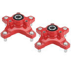 2x Front Wheel Hub Red for Honda Sportrax 400 TRX400EX (2002–2008, 2009, 2012–2014)