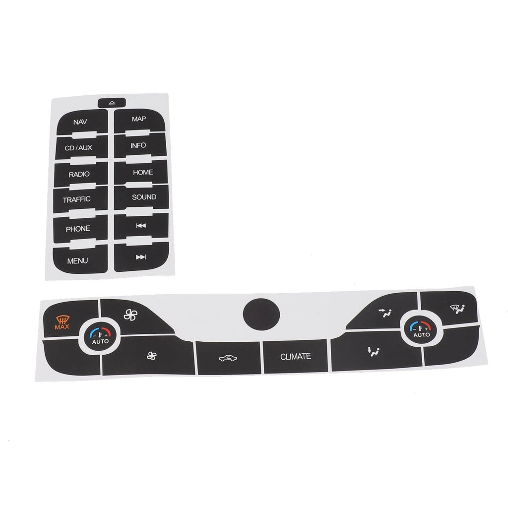 Radio + AC Button Repair Sticker for Ford SMax (2011)