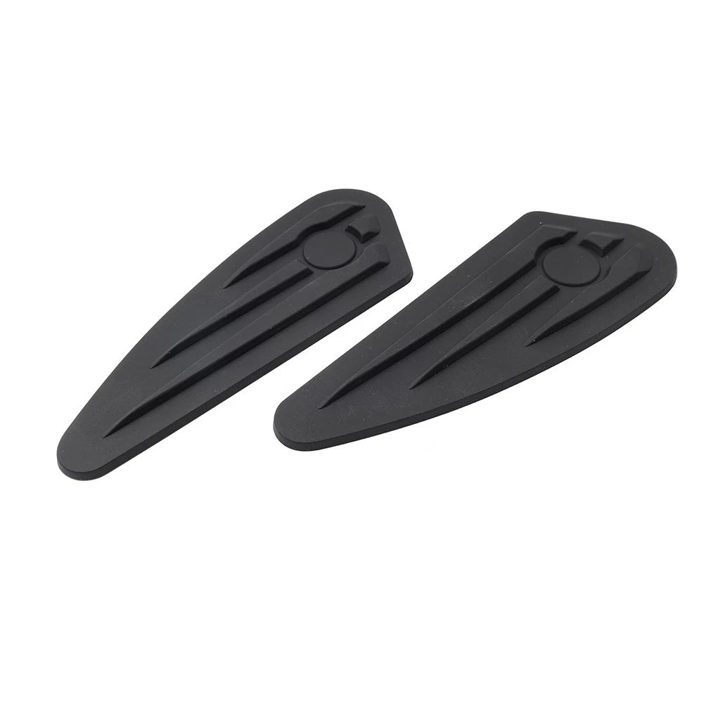 2X Motorcycle Decals Tank Traction Pad Fuel Gas Knee Protection
