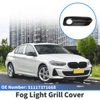 1 Pc Fog Light Grill for BMW 1 Series (2015–2018) No. 51117371668 Black