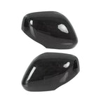 ABS Carbon Fiber Rear View Mirror Cover Trim for Nissan Armada (2017-2023)