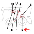 Cylinder Drive Belt for 9500 9500SH 9600 (Fits COB40-0678 H118618 H118618-A)