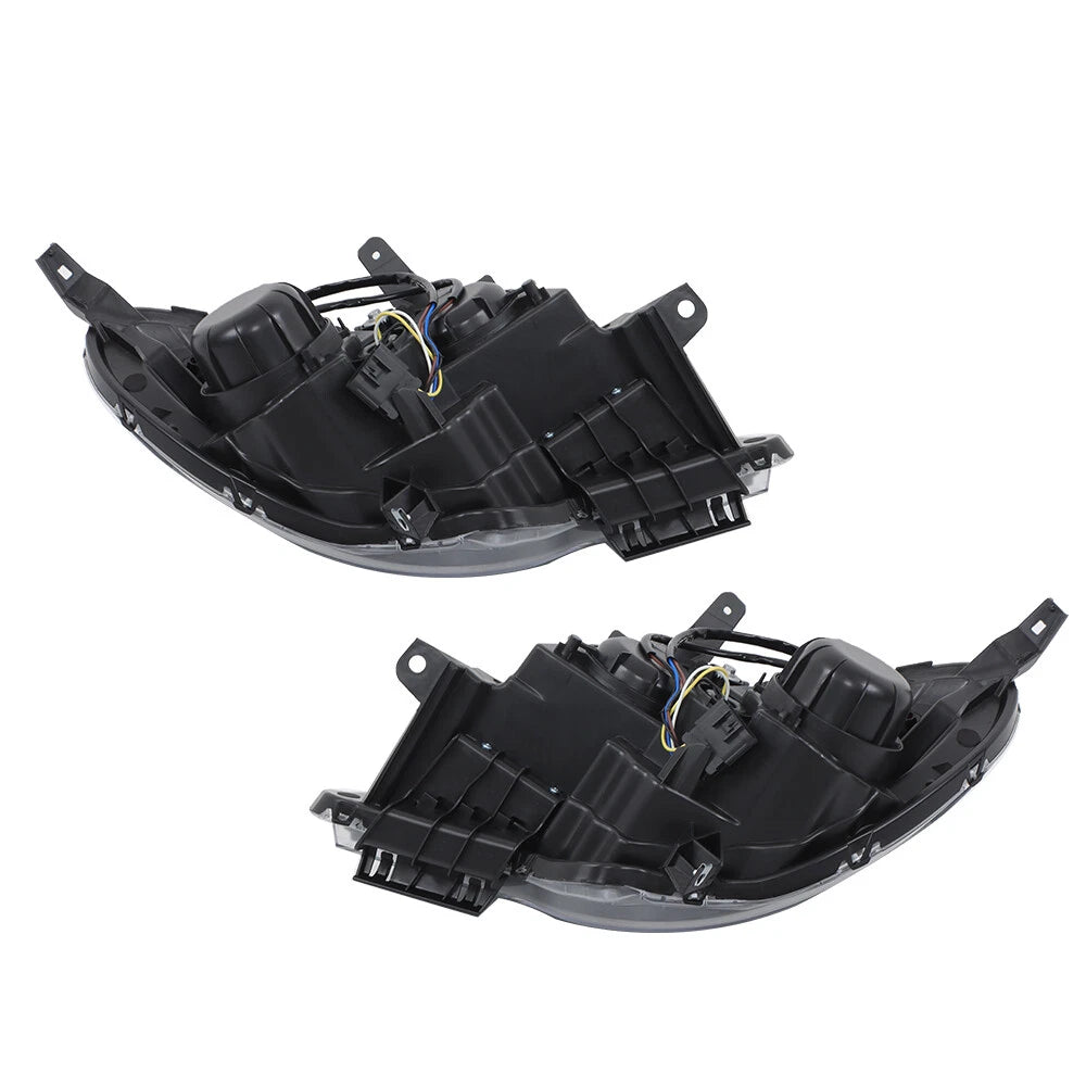 Headlamp Assembly for Chevy Equinox (2011-2015) Clear Halogen Black