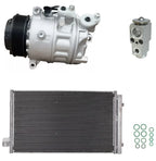 A C Compressor Kit Replacement w Condenser for BMW 750i 4.4L V8 (2017–2017)