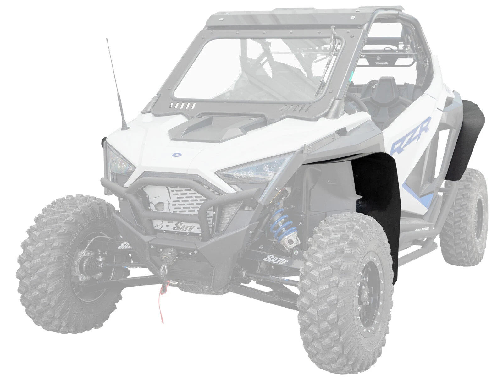Set of 4 Low Profile Fender Flares for Polaris RZR PRO XP (2020–2023)