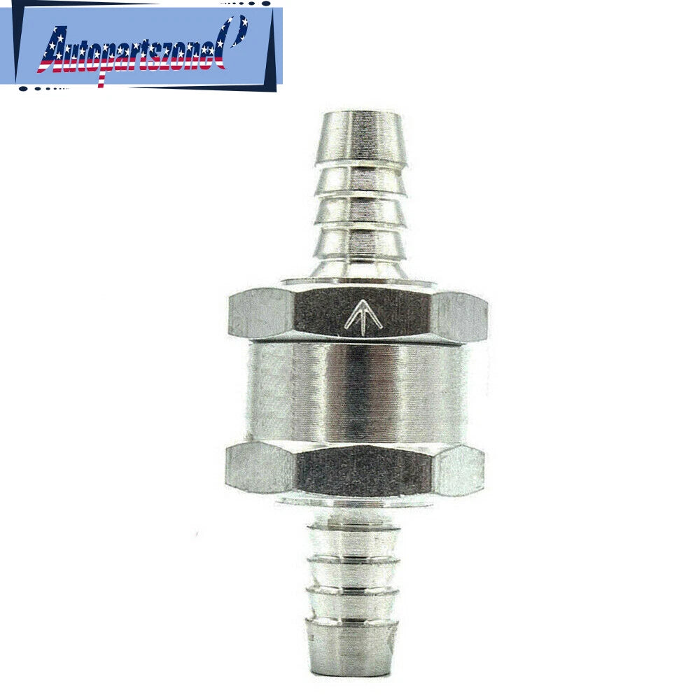 2X 8mm Aluminium Fuel Line One Way Non Return Check Valve for Petrol Diesel