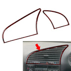 Dashboard Air Vent Outlet Cover Trim for BMW 3 Series E36 (1991–1999) Red Wood Grain