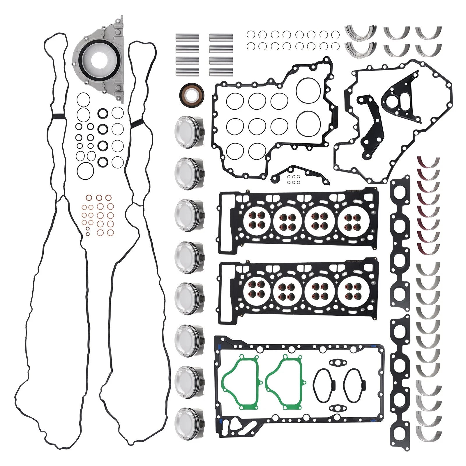Engine Overhaul Kit for BMW M5 F10 4.4L V8 (2010–2016) - Pistons, Rings, Gasket, Bearings
