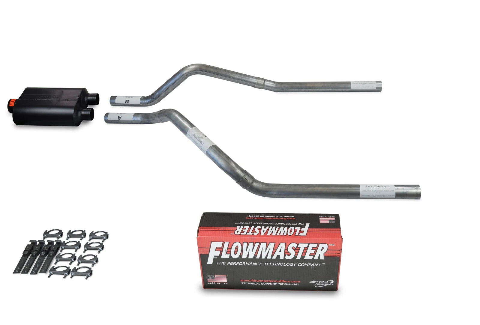 Dual Exhaust Kit for Chevy Blazer (1992–1994) Flowmaster Super 40 2.5"