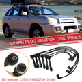6X Spark Plug Wire Ignition Coil Cable No. 2750137B00 for Hyundai Sonata (1999–2005)