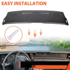 Dash Pad Overlay Cover for Chevrolet Camaro (1984–1992) Textured Black