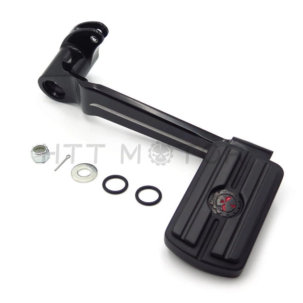 Extended Brake Pedal Gear Skull for Harley Touring Trikes (2014–2018)