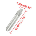 5pcs Metal Flip Remote Key Blank Blade for Toyota Camry Corolla 