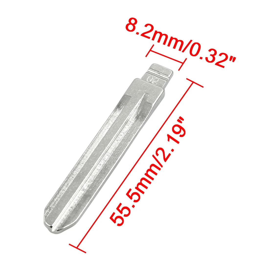 5pcs Metal Flip Remote Key Blank Blade for Toyota Camry Corolla 