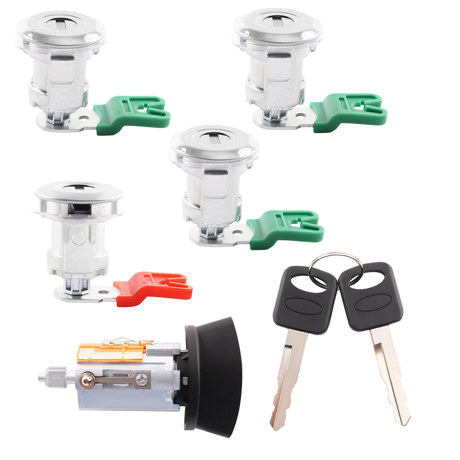 Door Lock Set with 2 Keys for Ford Econoline E150 E250 E350 (1992–2014)