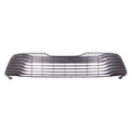 Replacement Gray/Silver Painted Front Lower Grille w/o Park Assist Sensor Holes