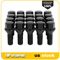 Set of 20 Black Wheel Lug Bolts for Chrysler 200, Dodge Dart, Jeep