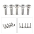 5 x M8x30mm Ti Hex Socket Bolts for Disc Brake Rotor Fasteners