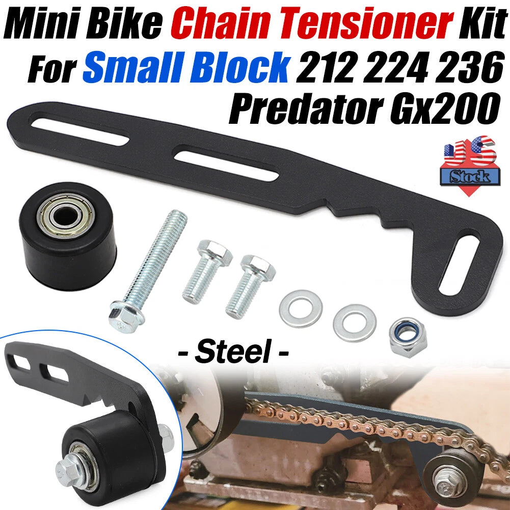 Chain Tensioner Adjuster Kit for 212 224 236 Small Block Predator Gx200 MiniBike