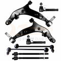 Set of 8 Front Suspension Control Arms and Sway Bars for Nissan Quest (2004–2009)