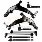 Set of 8 Front Suspension Control Arms and Sway Bars for Nissan Quest (2004–2009)